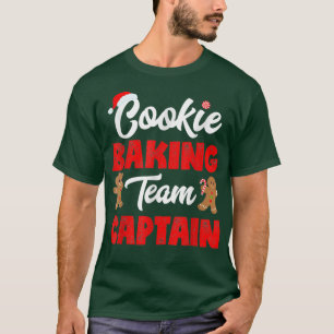 T-shirt Cookie Baking Teams Captain Gingerbread Baker
