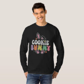 T-shirt Cookie Bunny Women Easter Day Rabbit Grandma Famil (Devant entier)