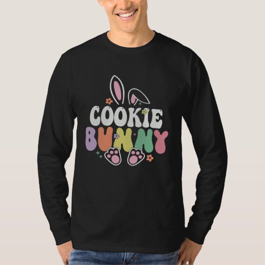 T-shirt Cookie Bunny Women Easter Day Rabbit Grandma Famil (Devant)