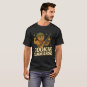 T-Shirt Cookie Commando – Édition Cravate Muscles (Devant entier)