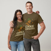 T-Shirt Cookie Commando – Green Helmet Edition (Unisex)