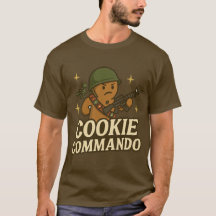 T-Shirt Cookie Commando – Groene Helm Editie