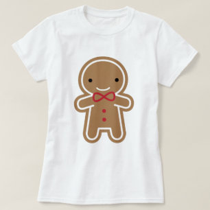 T-shirt Cookie Cute Kawaii Homme en pain d'épices