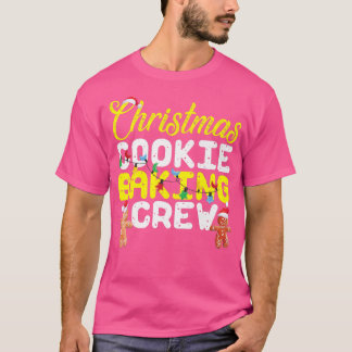 T-shirt Cookie de Noël Cuisine d'équipage Pain d'épice Hom