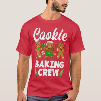 T-shirt Cookie de Noël Cuisine d'équipage pain d'épice Noë