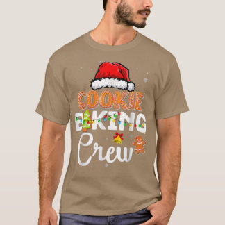 T-shirt Cookie de Noël Cuisinière Écran Famille Noël Holi