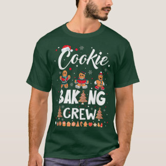 T-shirt Cookie de Noël Équipe de cuisson amusant Noël Cook