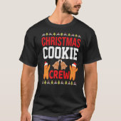 T-shirt Cookie de Noël Équipe de pain d'épice Hommes Femme (Devant)