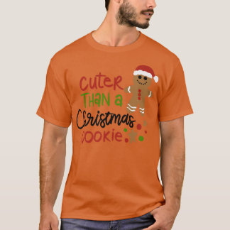 T-shirt Cookie de Noël Pajama d'équipage, pain d'épice C