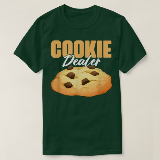 T-shirt Cookie Dealer Cookie Lover Pastry Baking Cookie B (Design devant)