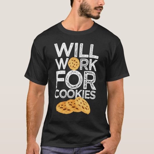 T-shirt Cookie Dessert Food Pun Cookie 1 (Devant)
