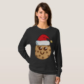 T-shirt Cookie For Santa Cute Wearing a Santa Hat (Devant entier)