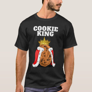 T-shirt Cookie King Mens Cookie Biscuits Cute Cookie