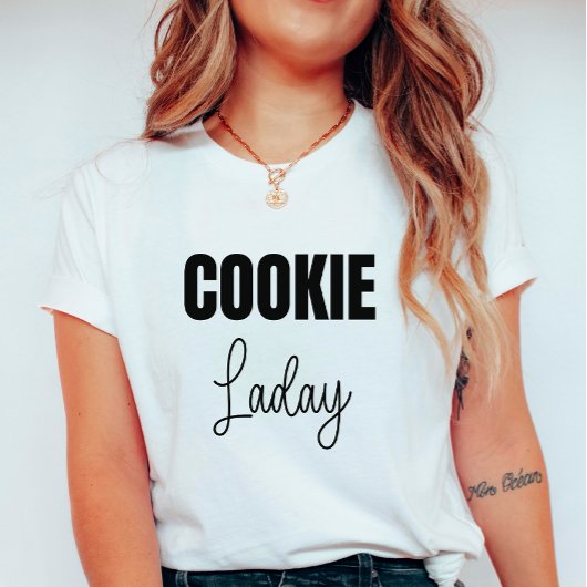 T-shirt Cookie Lady Shirt pour femmes