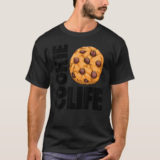T-shirt Cookie Life Baked Women Choco Chip Cookie Party (Devant)