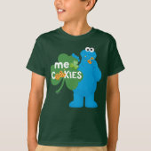 T-shirt Cookie Monster | Amour shamrock (Devant)