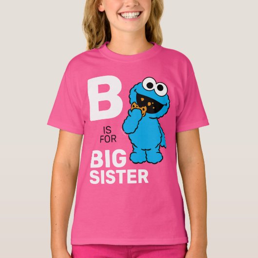 T-shirt Cookie Monster | B comme Grande Sœur (Devant)
