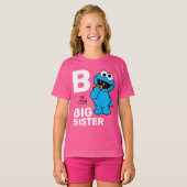 T-shirt Cookie Monster | B comme Grande Sœur (Devant entier)