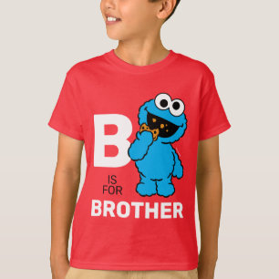 T-shirt Cookie Monster B est pour Brother