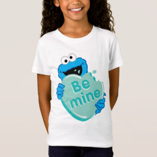 T-Shirt Cookie Monster "Be Mine" Candy Saint-Valentin