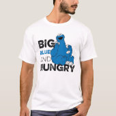 T-shirt Cookie Monster | Big Blue & Hungry (Devant)