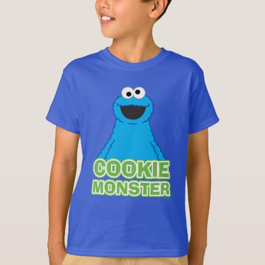 T-shirt Cookie Monster Character Art (Devant)