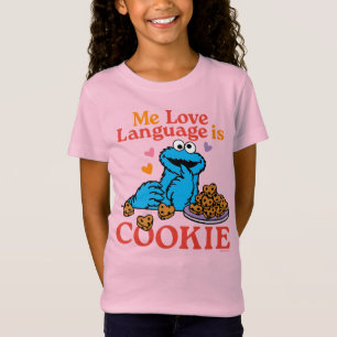 T-Shirt Cookie Monster Citation de la Saint Valentin
