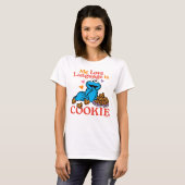 T-shirt Cookie Monster | Citation de la Saint Valentin (Devant entier)