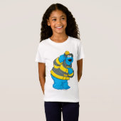 T-Shirt Cookie Monster | Costume pompier (Devant entier)