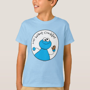 T-shirt Cookie Monster Doodley Graphisme
