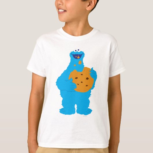 T-shirt Cookie Monster Graphique (Devant)