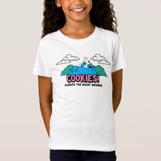 T-Shirt Cookie Monster | Les cookies sont toujours la bonn (Devant)