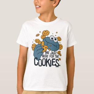 T-shirt Cookie Monster   Me Just Here pour les cookies