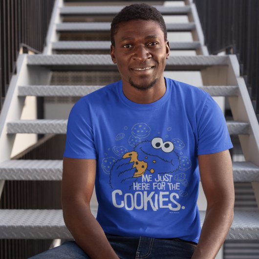 T-shirt Cookie Monster | Me Just Here pour les cookies