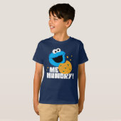 T-shirt Cookie Monster | Moi Affamé ! (Devant entier)