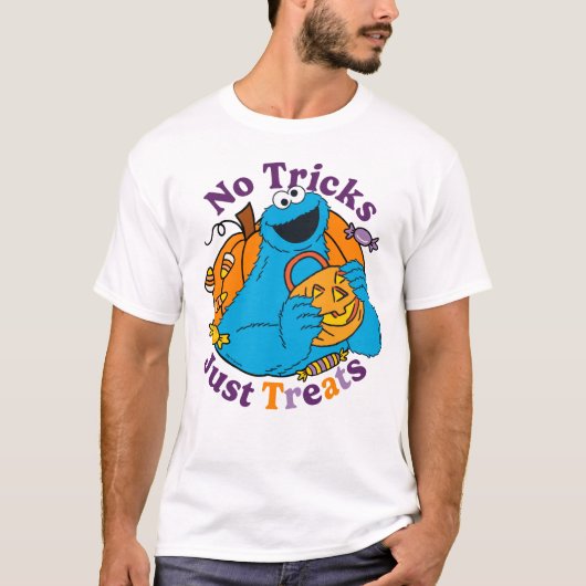 T-shirt Cookie Monster | Pas de traces juste des traitemen (Devant)