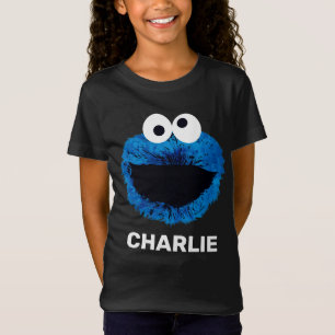T-Shirt Cookie Monster personnalisé   Tendance aquarelle