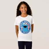 T-Shirt Cookie Monster pour le président (Devant entier)