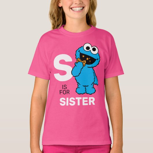 T-shirt Cookie Monster | S comme Soeur (Devant)