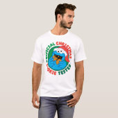 T-shirt Cookie Monster | Tester officiel de biscuits de No (Devant entier)