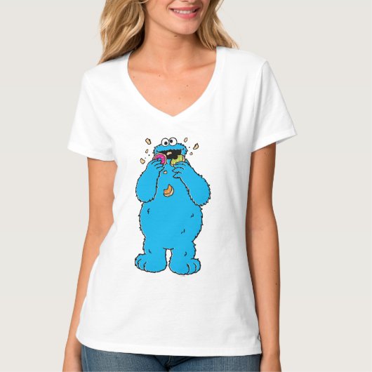 T-shirt Cookie MonsterDonut Destroyer 2 (Devant)