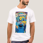 T-shirt "Cookie Monster's Birthday Bash : Pop Edition !" (Devant)