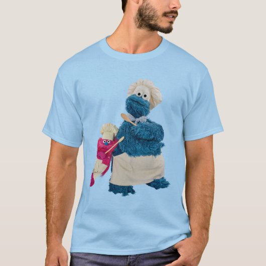 T-shirt Cookie Monster's Food Truck Partners (Devant)