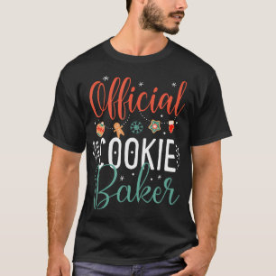 T-shirt Cookie officiel Baker drôle Couples de Noël Matc