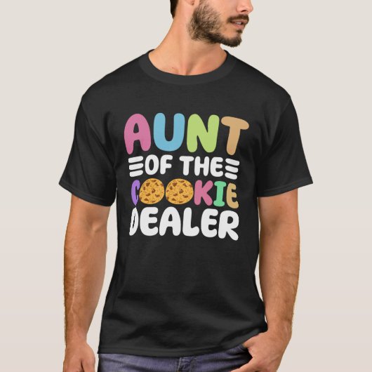 T-shirt Cookie Scout Aunt And Cookie Dealer Aunt (Devant)