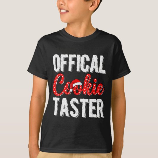 T-shirt Cookie Taster Cookie Christmas Matching Couple (Devant)