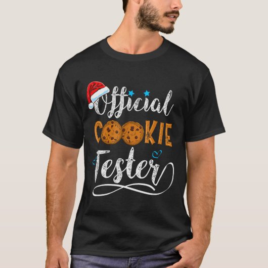 T-shirt Cookie Tester Christmas Baking Team (Devant)