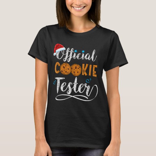 T-shirt Cookie Tester Christmas Baking Team (Devant)