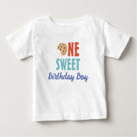 T-Shirt Cookie Un Garçon D'anniversaire Sucré