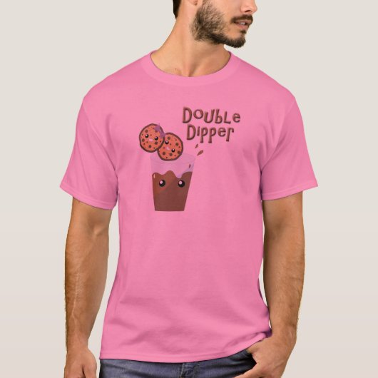 T-shirt Cookies à trempe double N Lait (Devant)